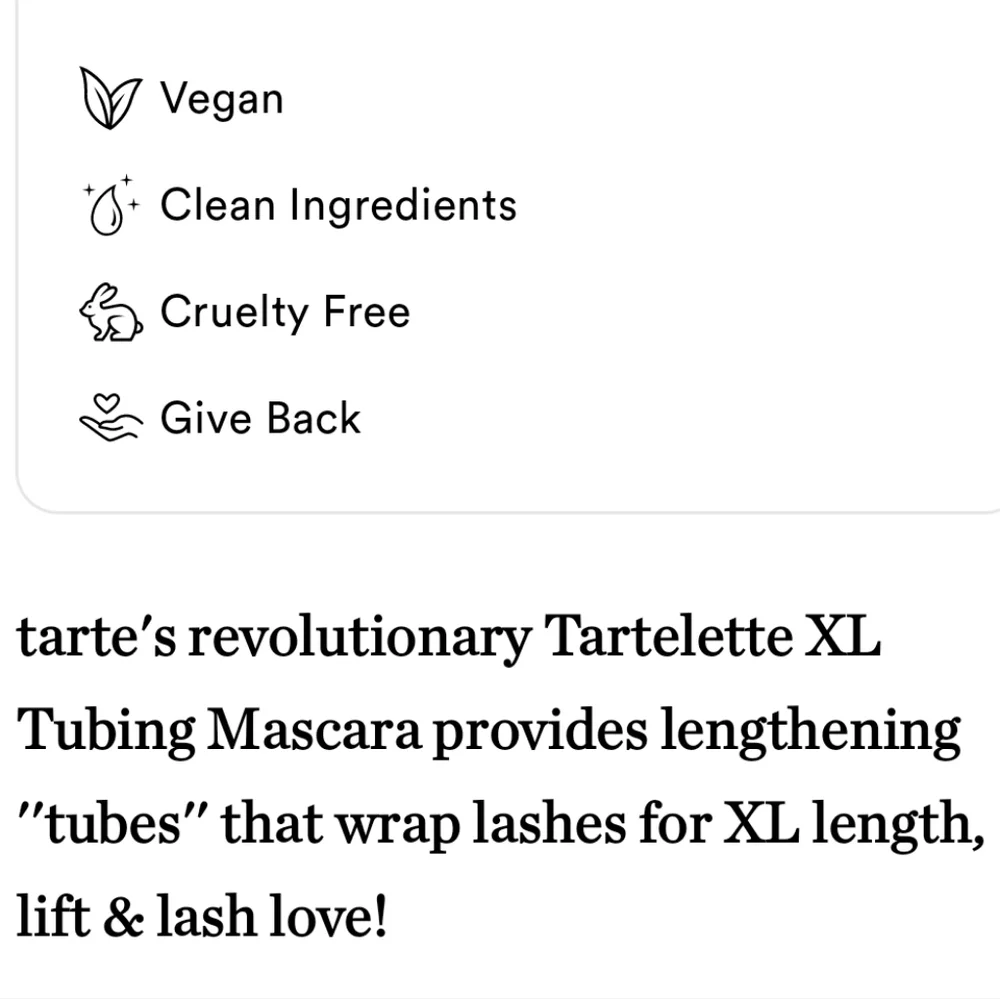 TARTE TARTLETTE XL TUBING MINI MASCARA.